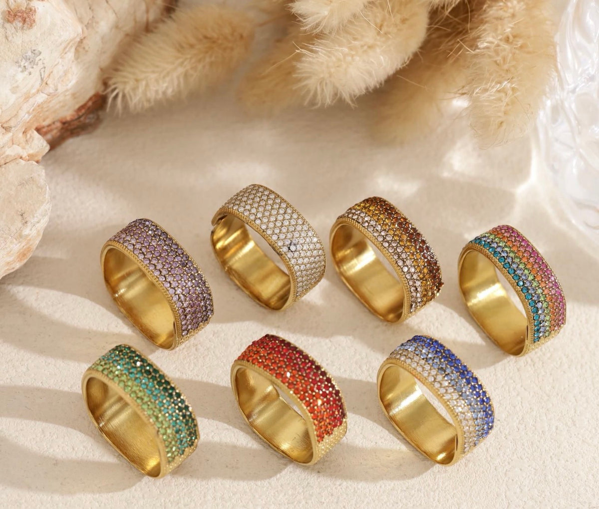 Bague blanche