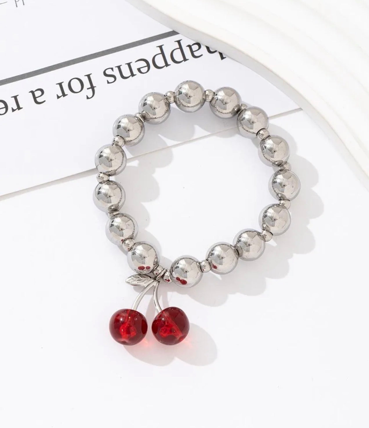 Bracelet cerise