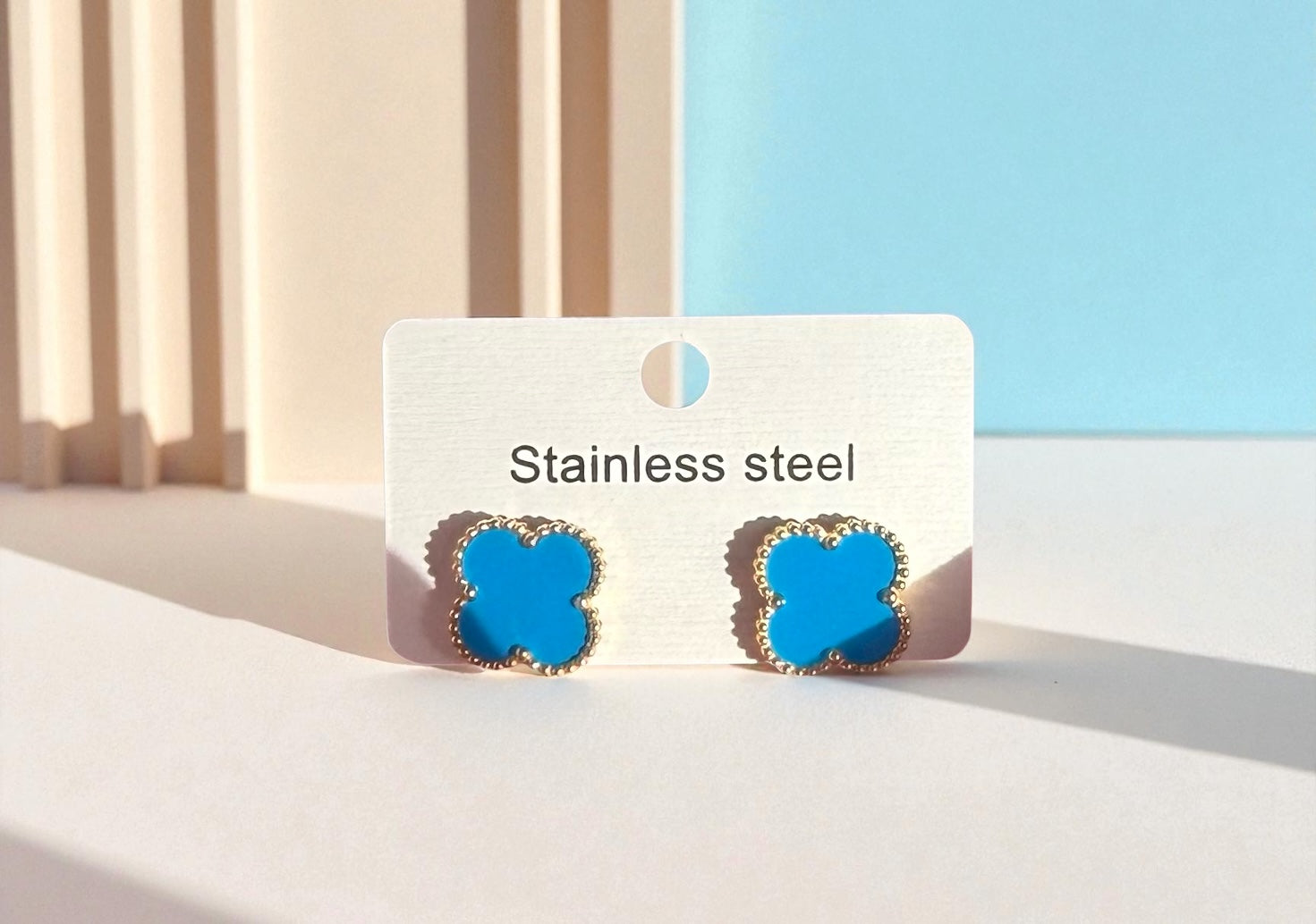 Boucles d’oreilles Nancy dorées