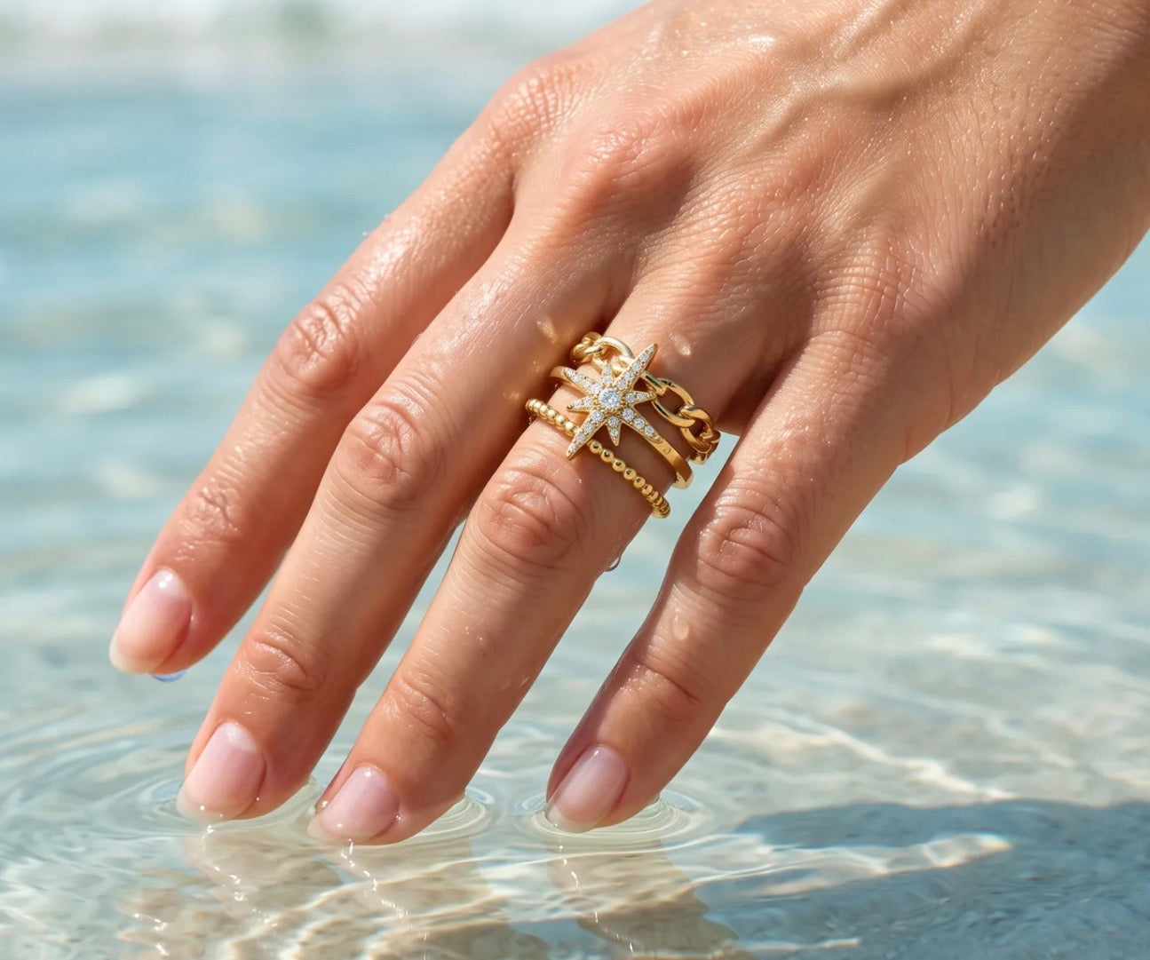 Bague étoile