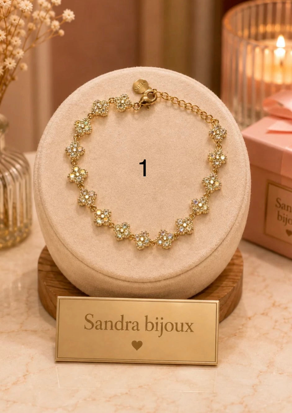 Bracelet princesse nacré