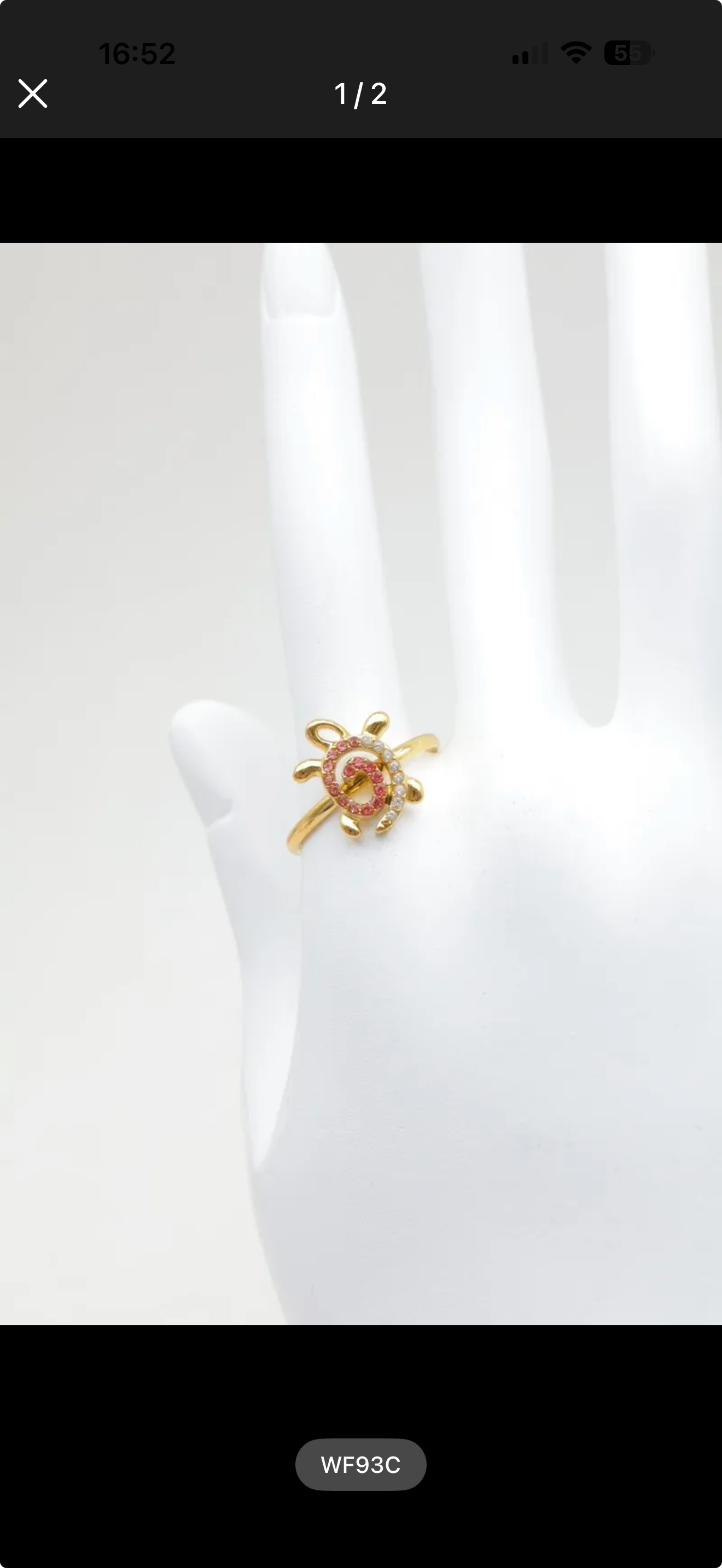 Bague tortue