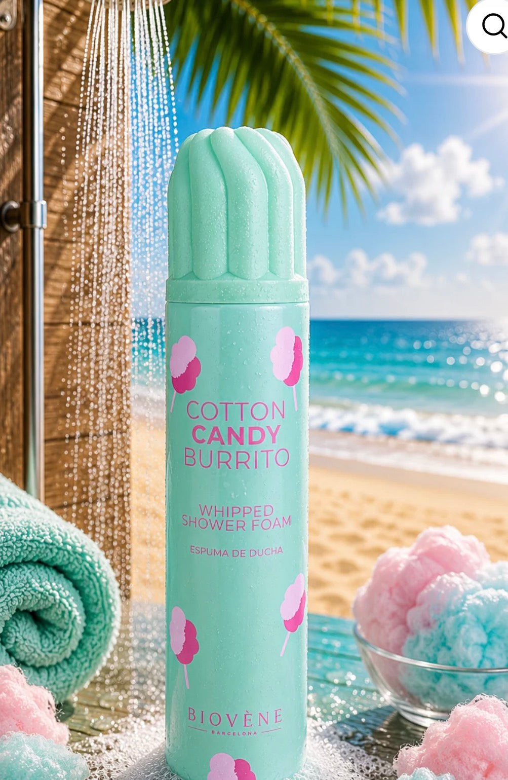 Chantilly de douche