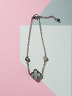 Bracelet réversible noir/blanc Théa