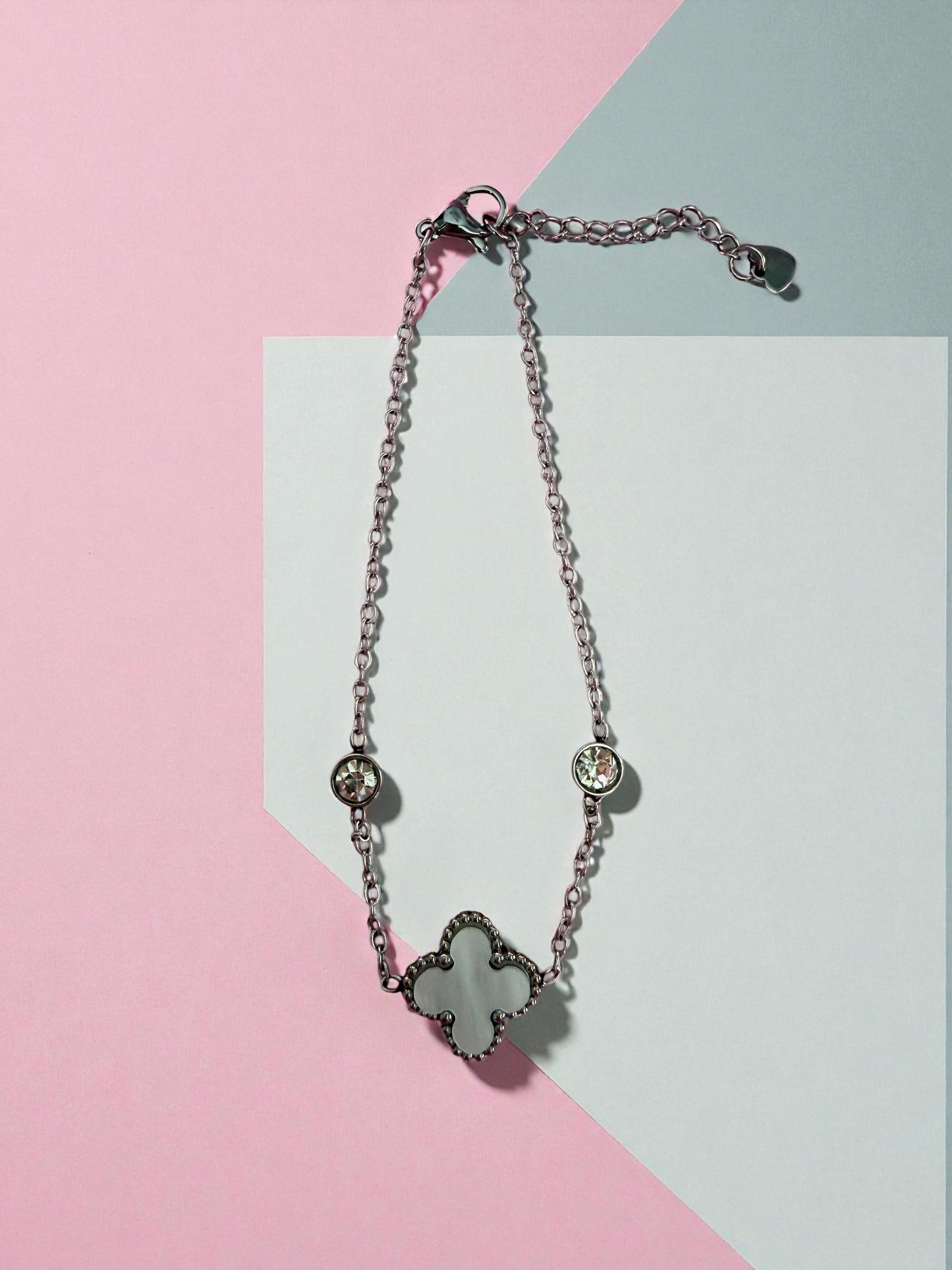 Bracelet réversible noir/blanc Théa