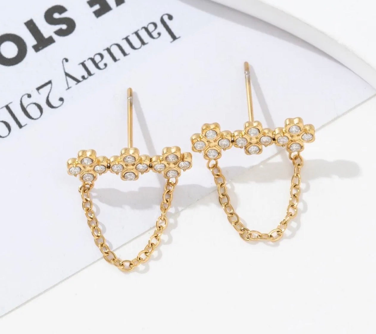 Boucles princesse chaîne