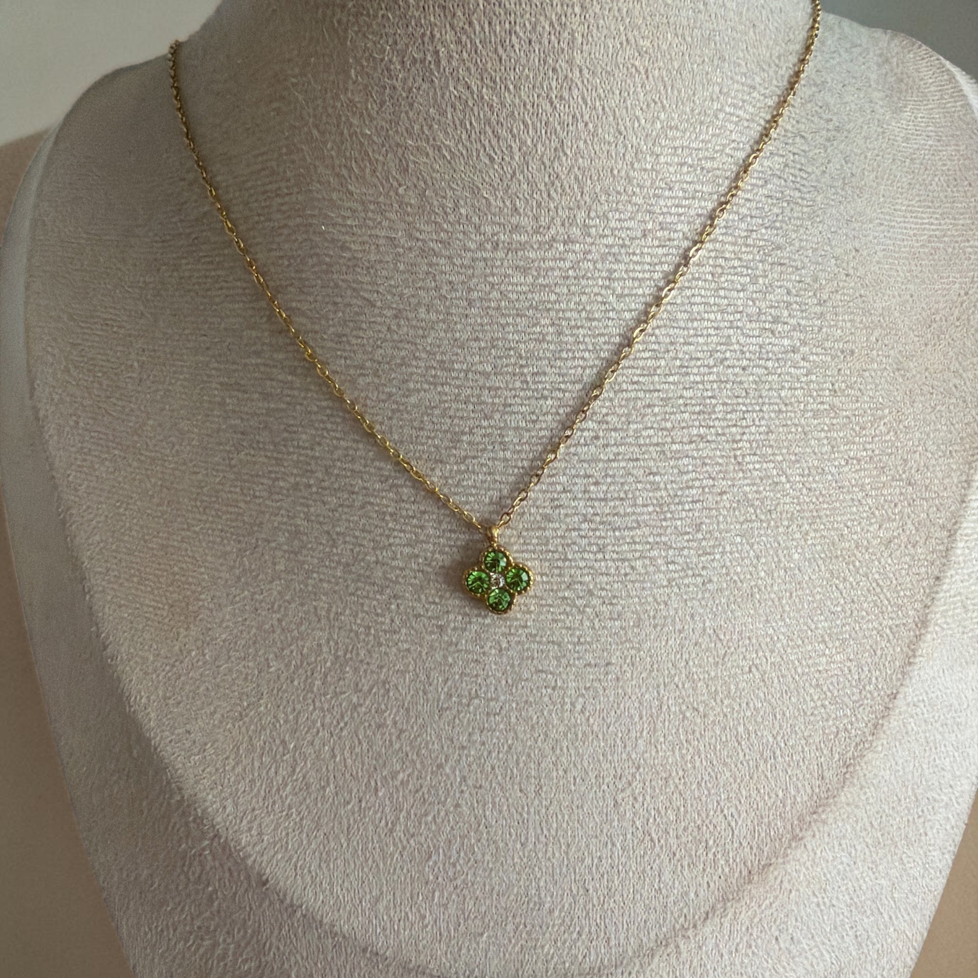 Collier diva doré