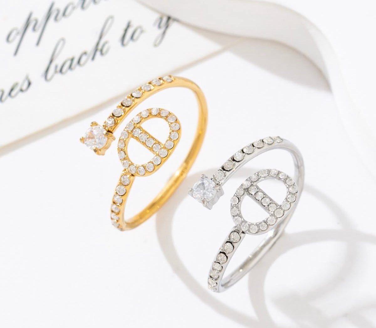 Bague olive