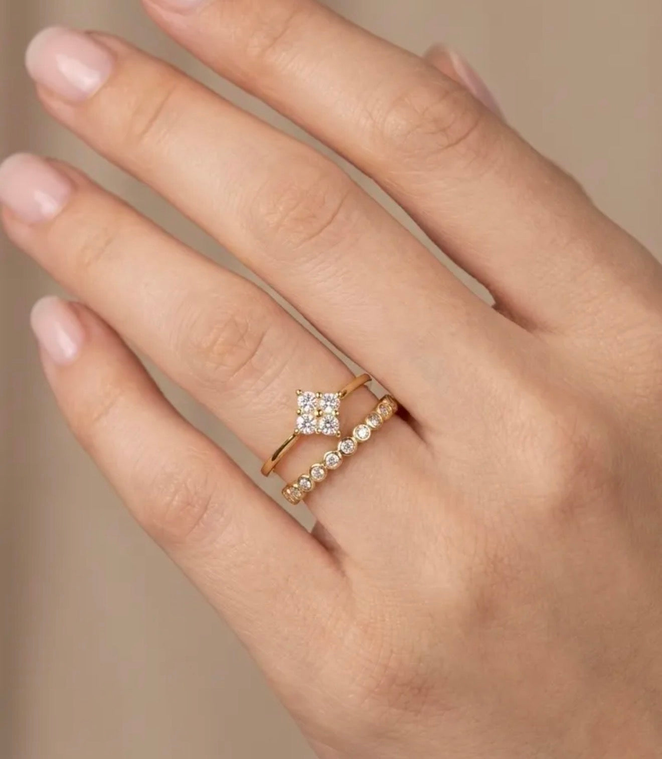 Bague olive
