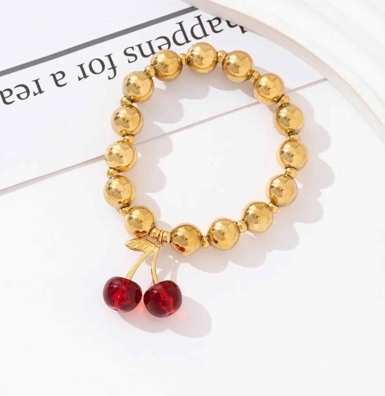 Bracelet cerise