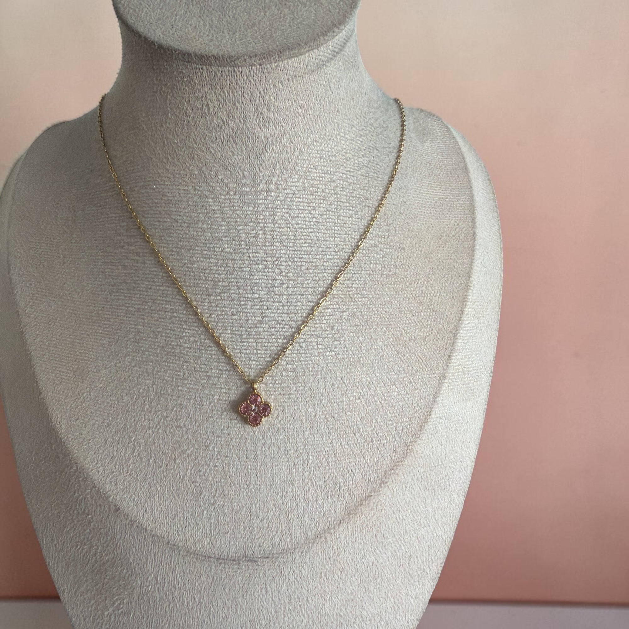 Collier diva doré