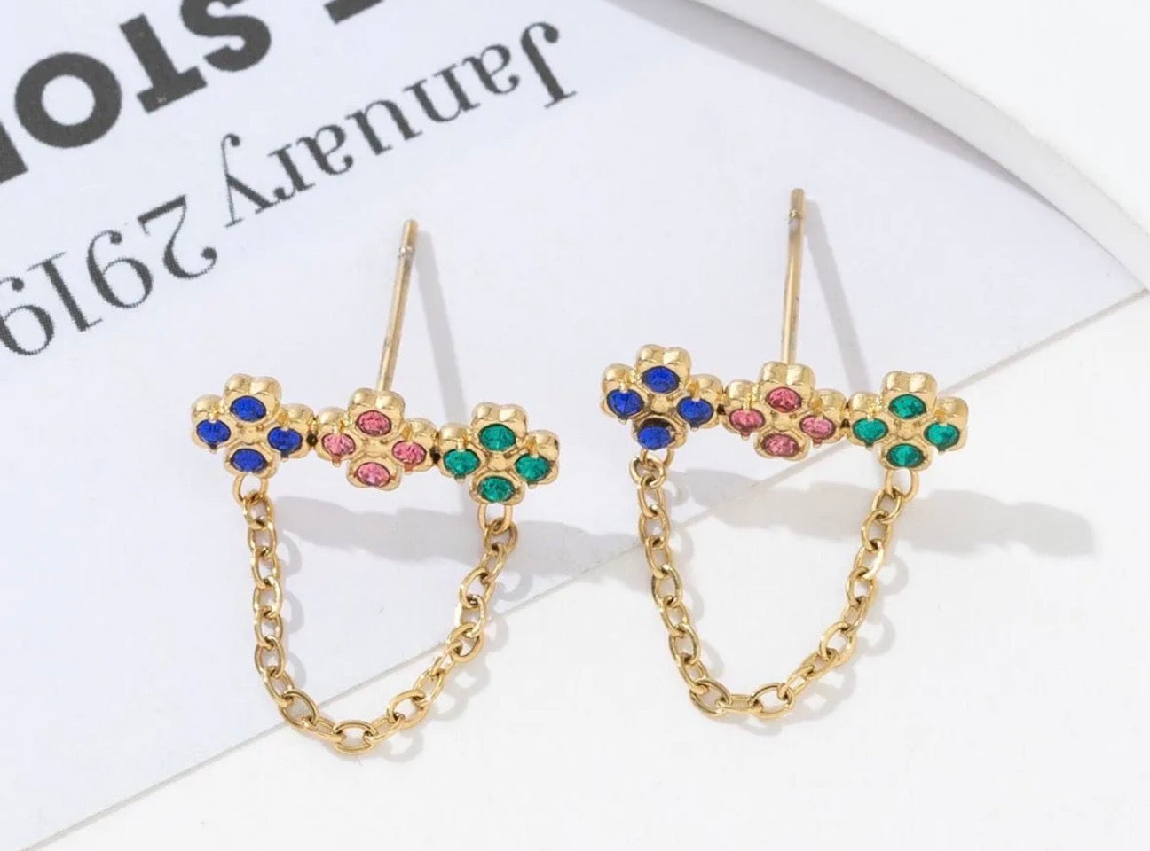 Boucles princesse chaîne