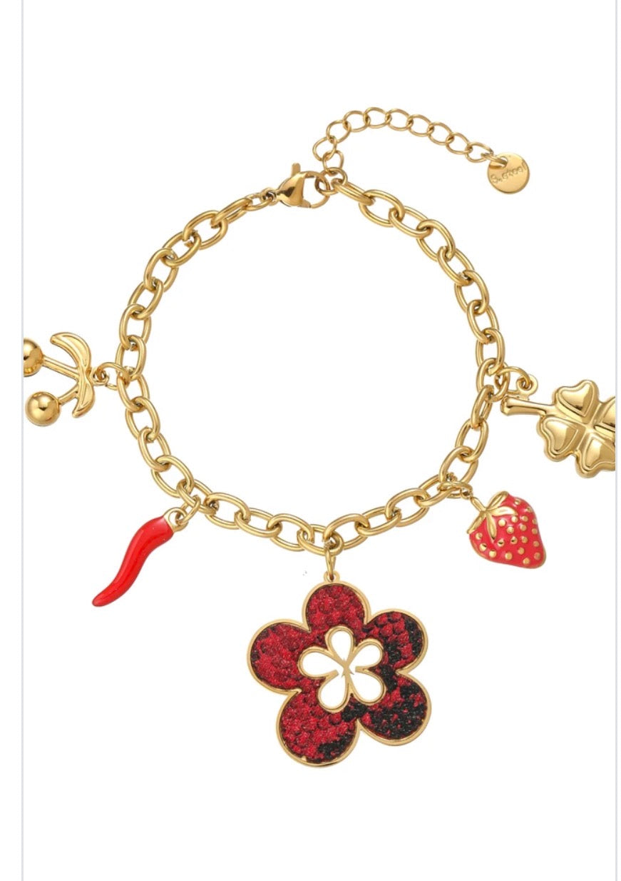 Bracelet fraise