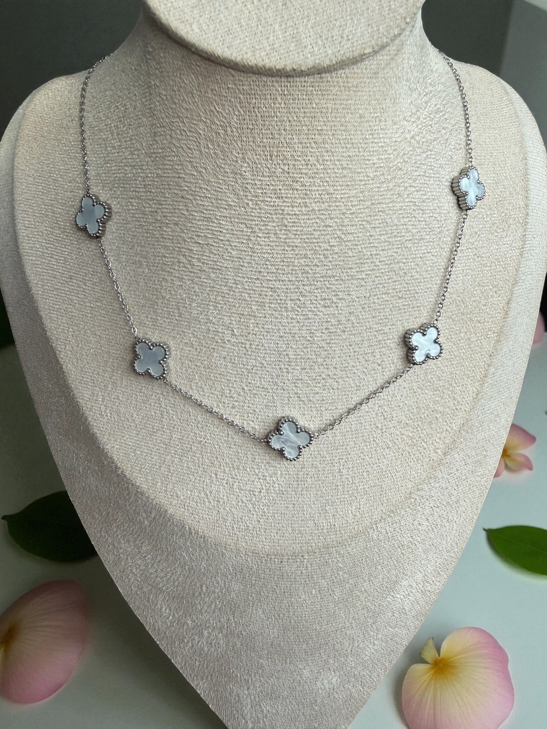 Collier Énora argenté