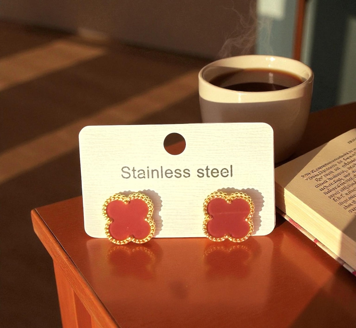 Boucles d’oreilles Nancy dorées