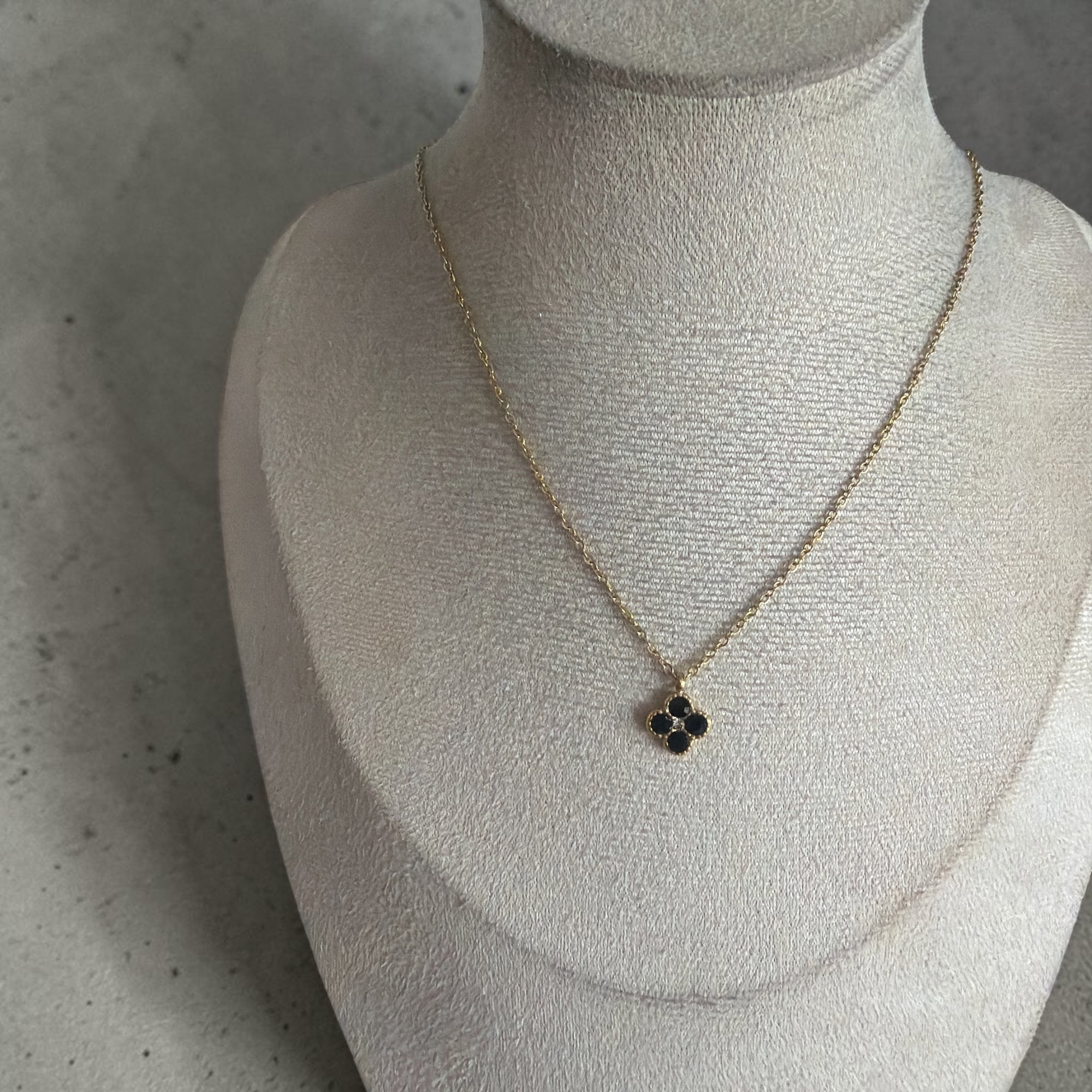 Collier diva doré
