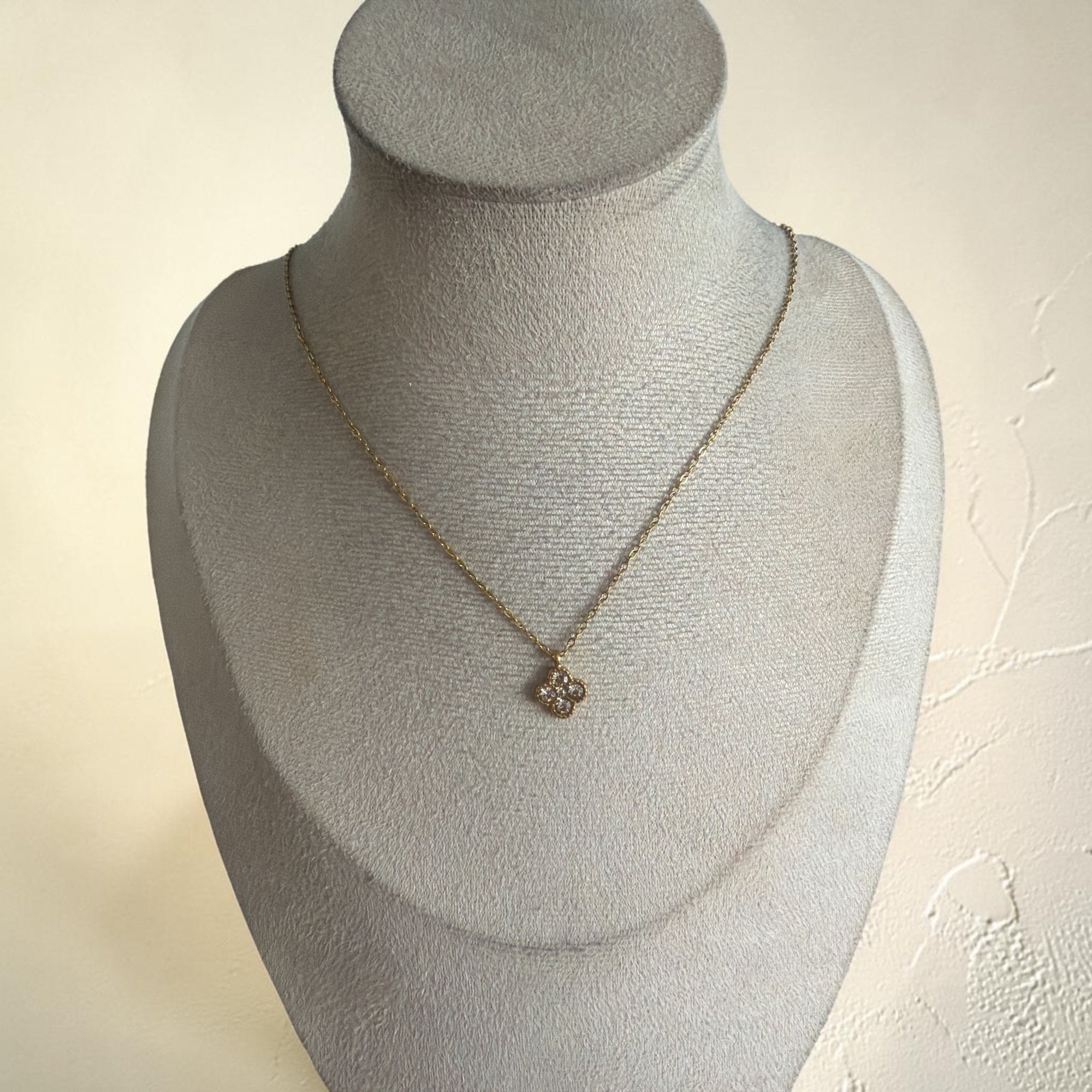 Collier diva doré
