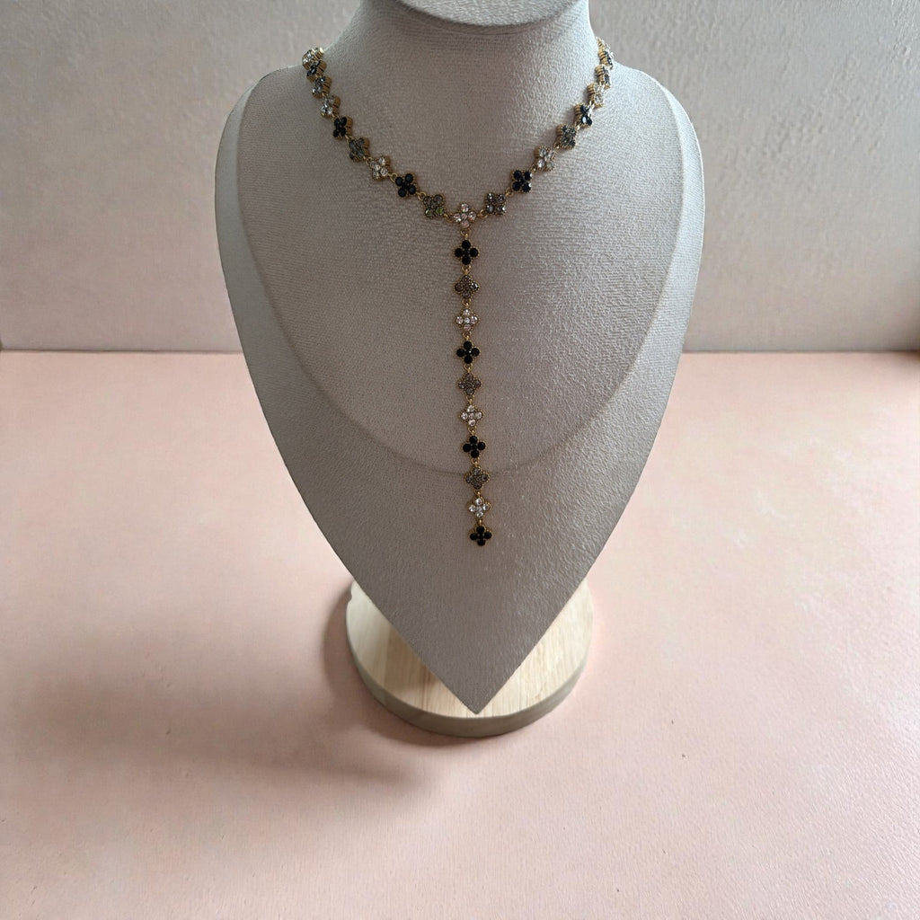 Collier Y doré