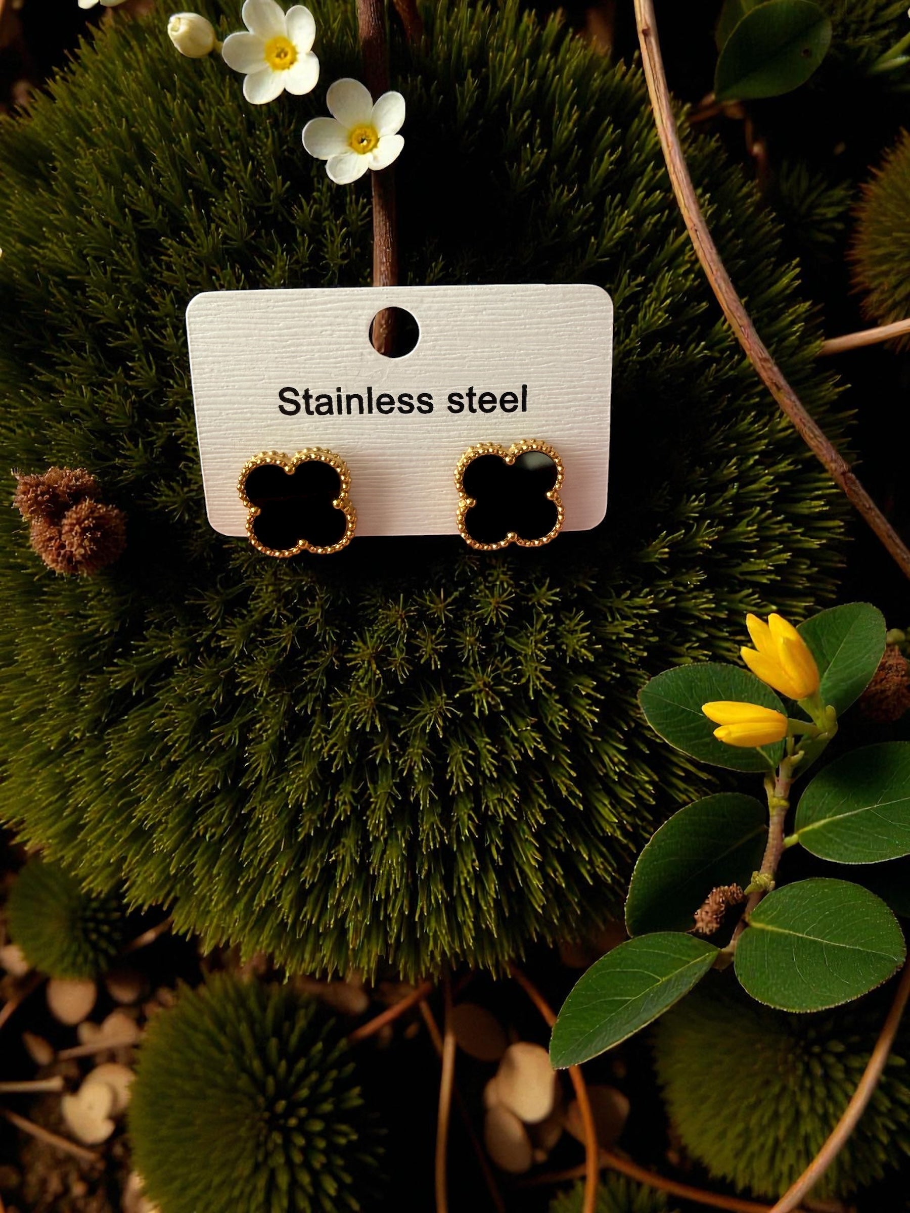 Boucles d’oreilles Nancy dorées