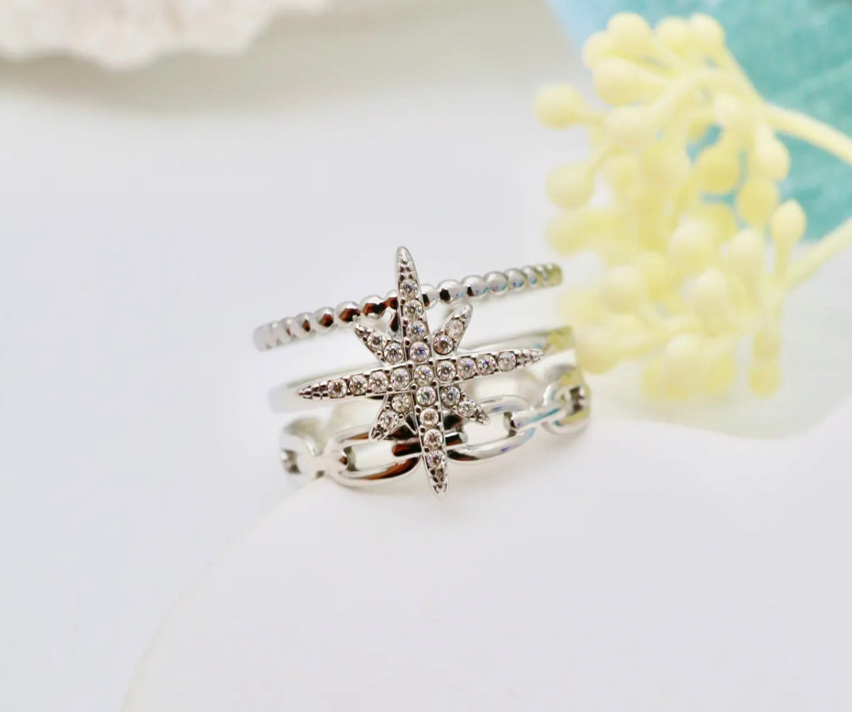 Bague étoile