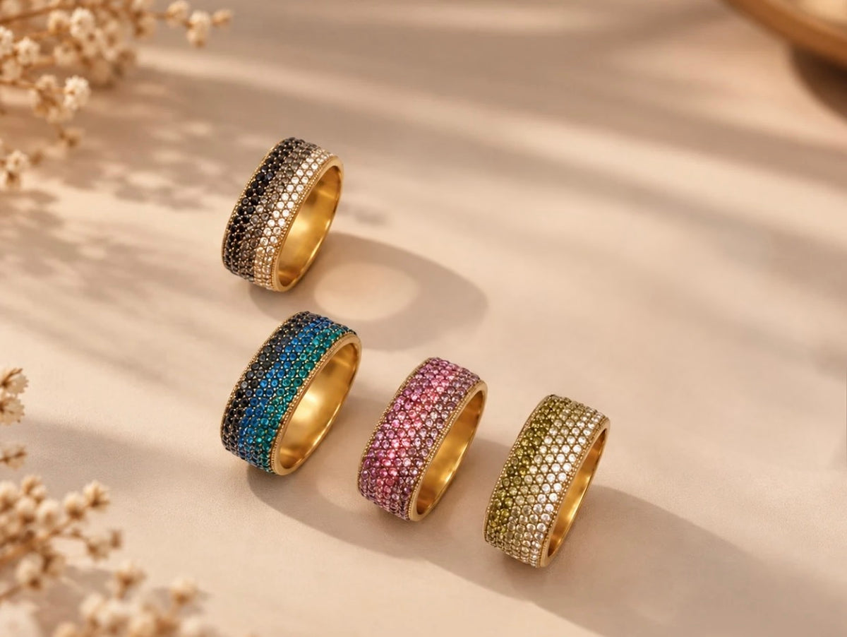 Bague blanche