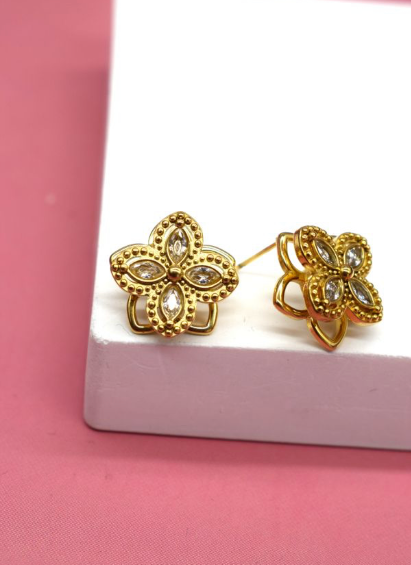 Boucles d’oreilles rotative Estelle