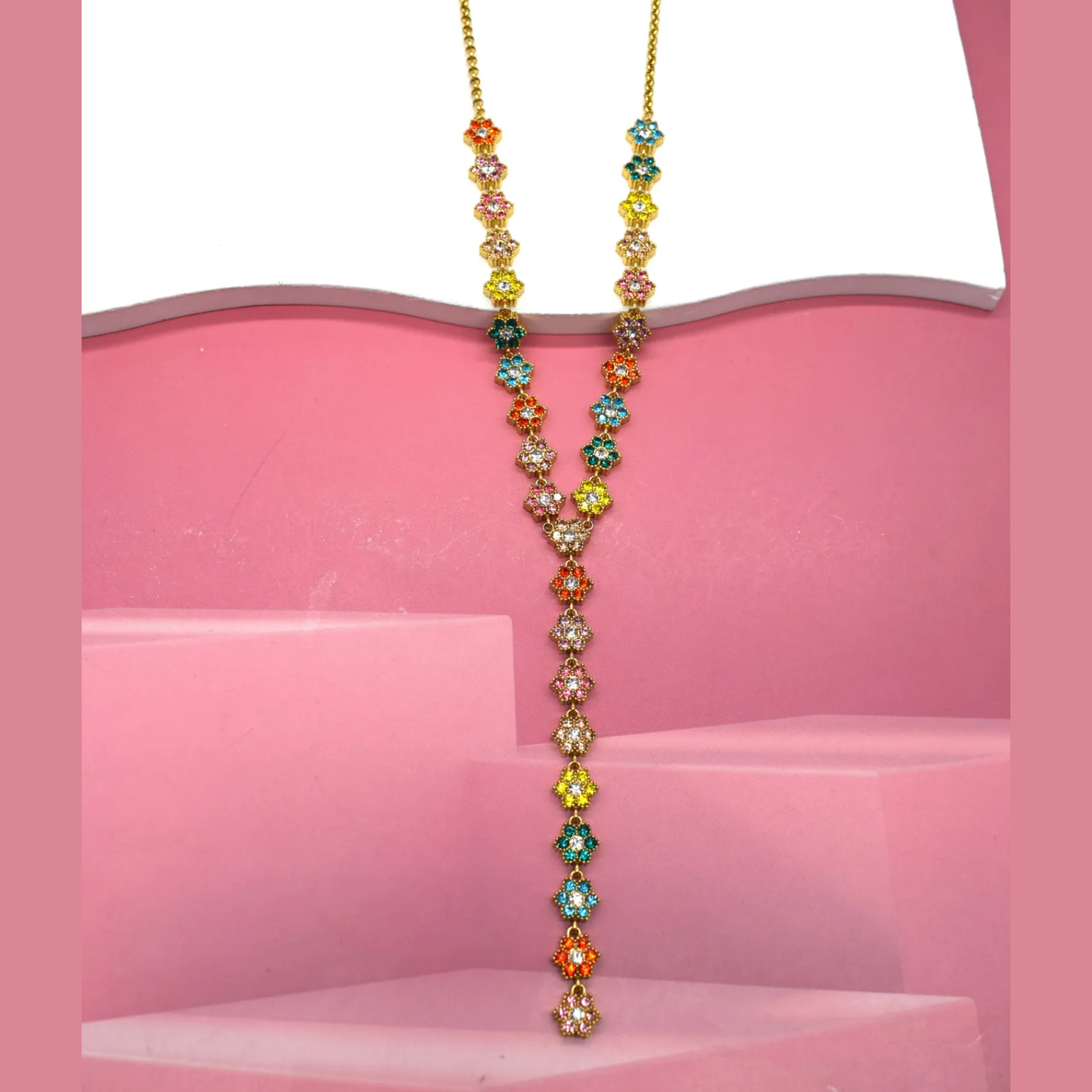Collier Y ambre