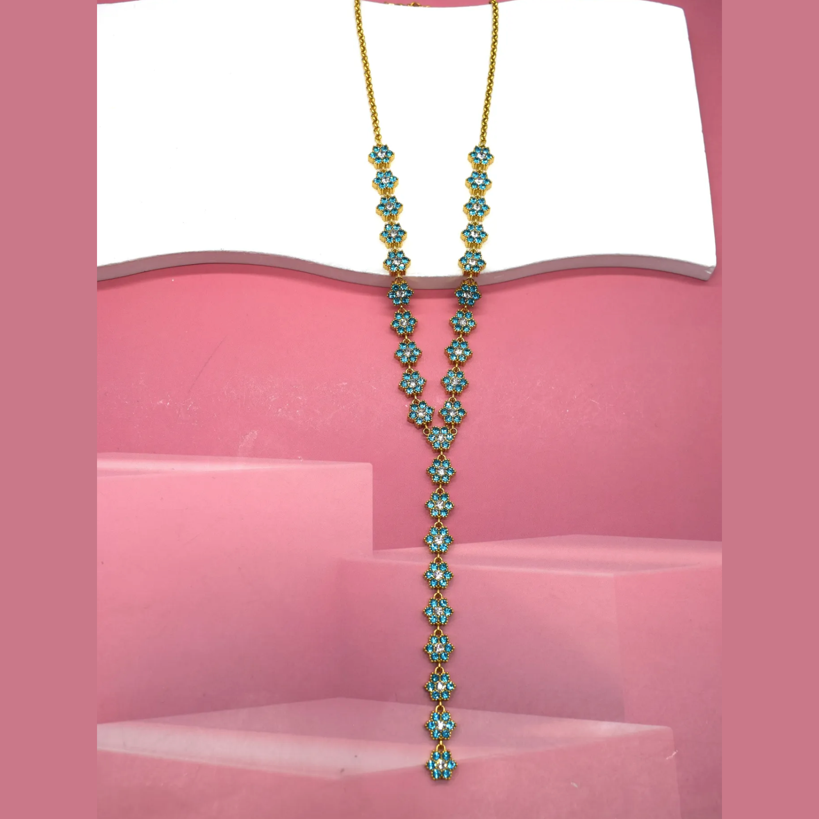 Collier Y ambre