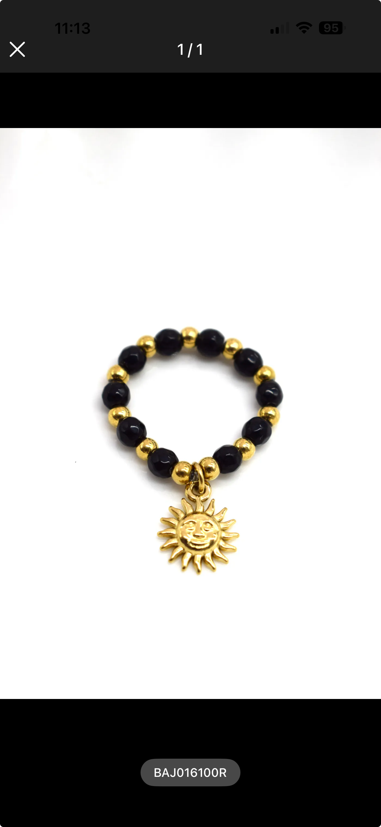Bague soleil