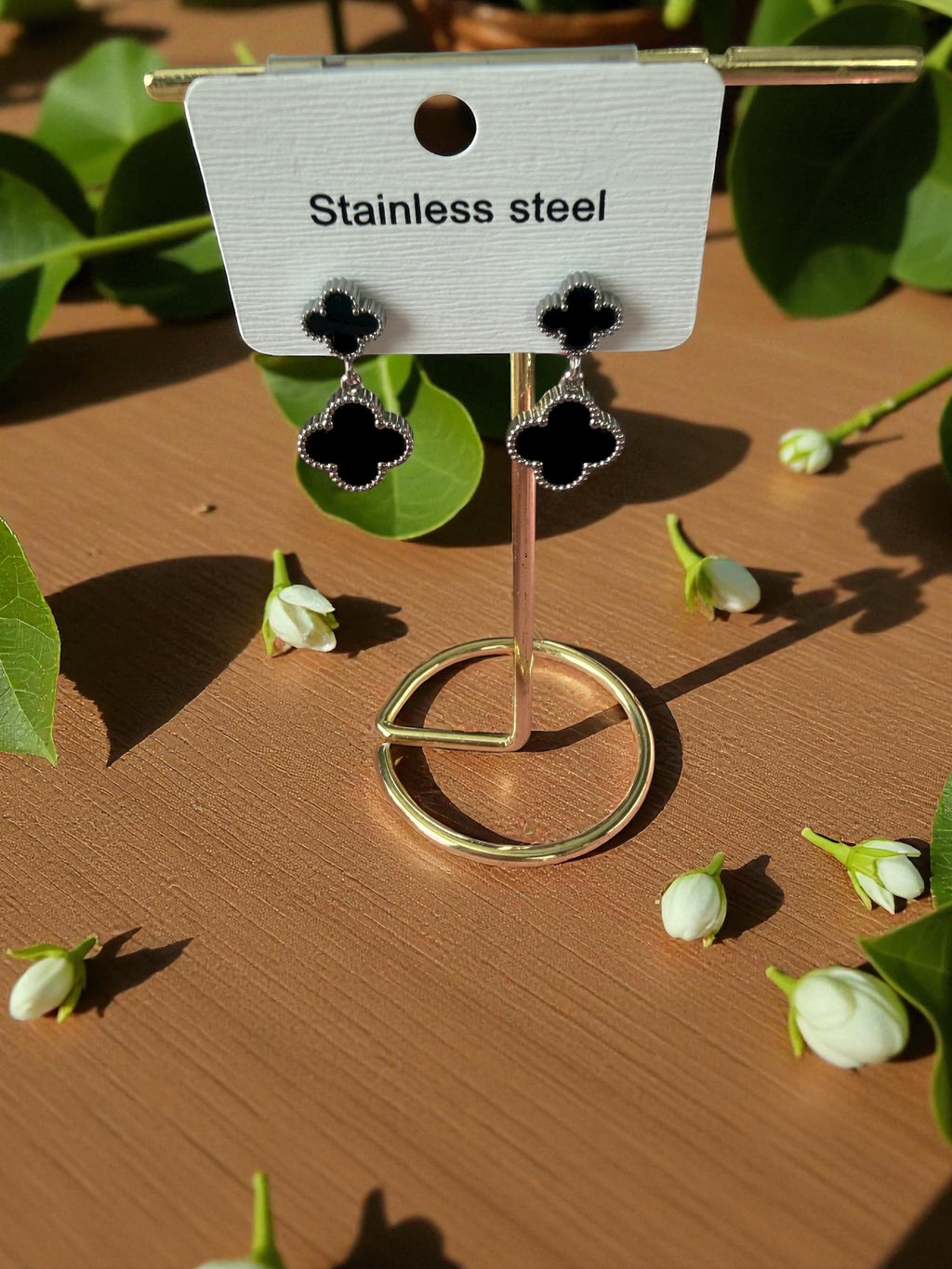 Boucles d’oreilles Nacima argentées