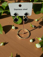 Boucles d’oreilles Nacima argentées