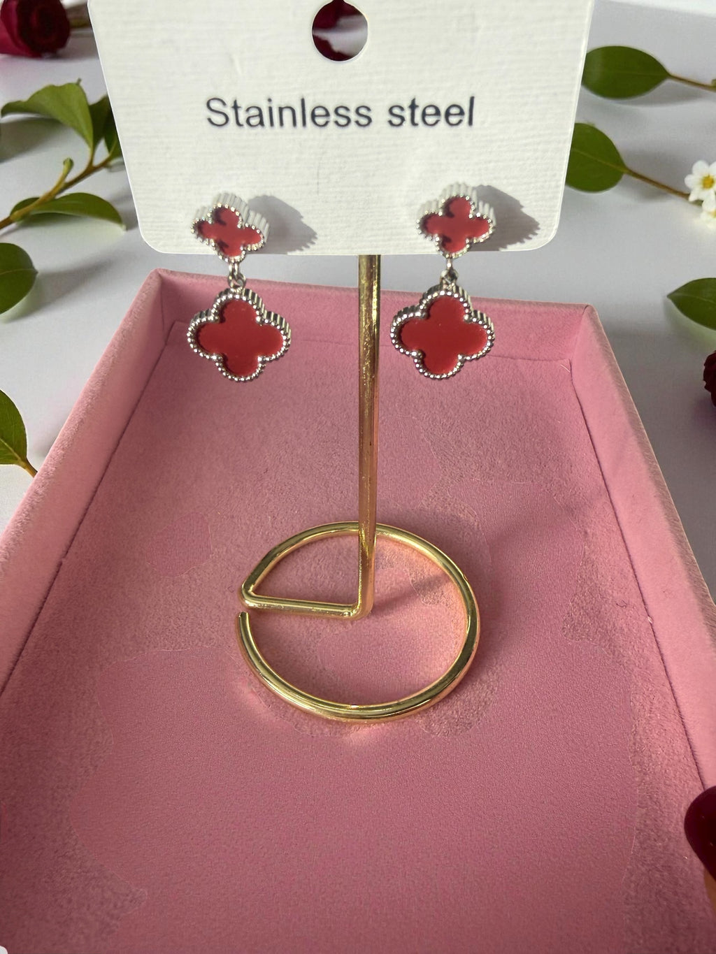 Boucles d’oreilles Nacima argentées