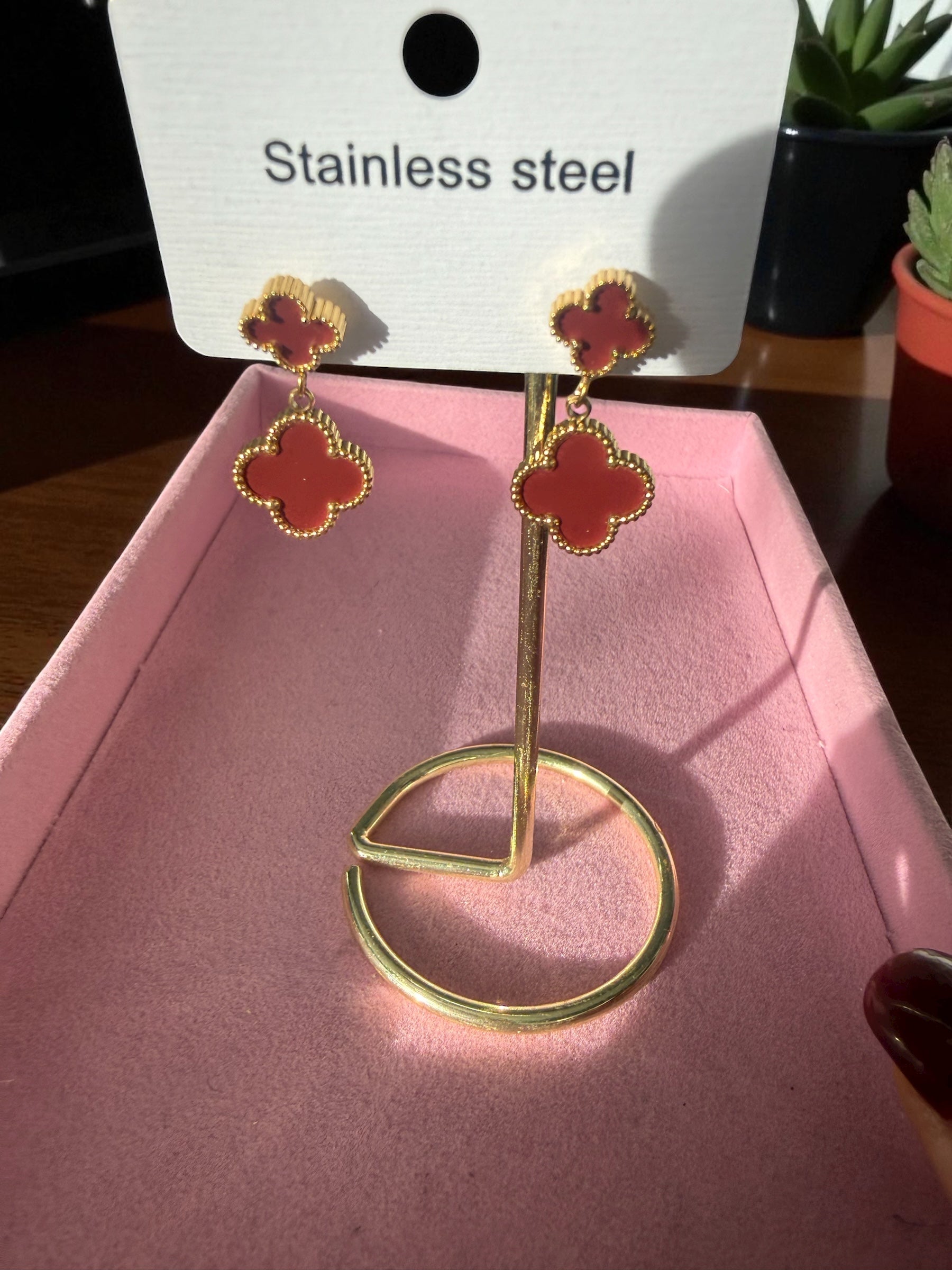 Boucles d’oreilles Nacima dorées