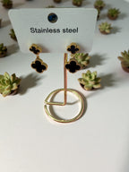 Boucles d’oreilles Nacima dorées