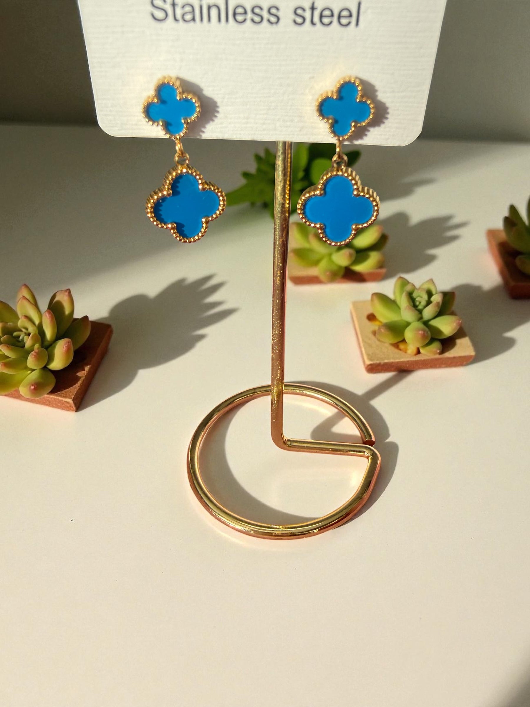 Boucles d’oreilles Nacima dorées